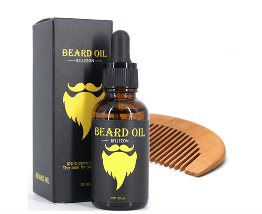 Men Beard Growth  Oil Kit - Growth and Nourishing Enhancer - Beard Care